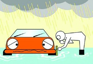 驾车涉水